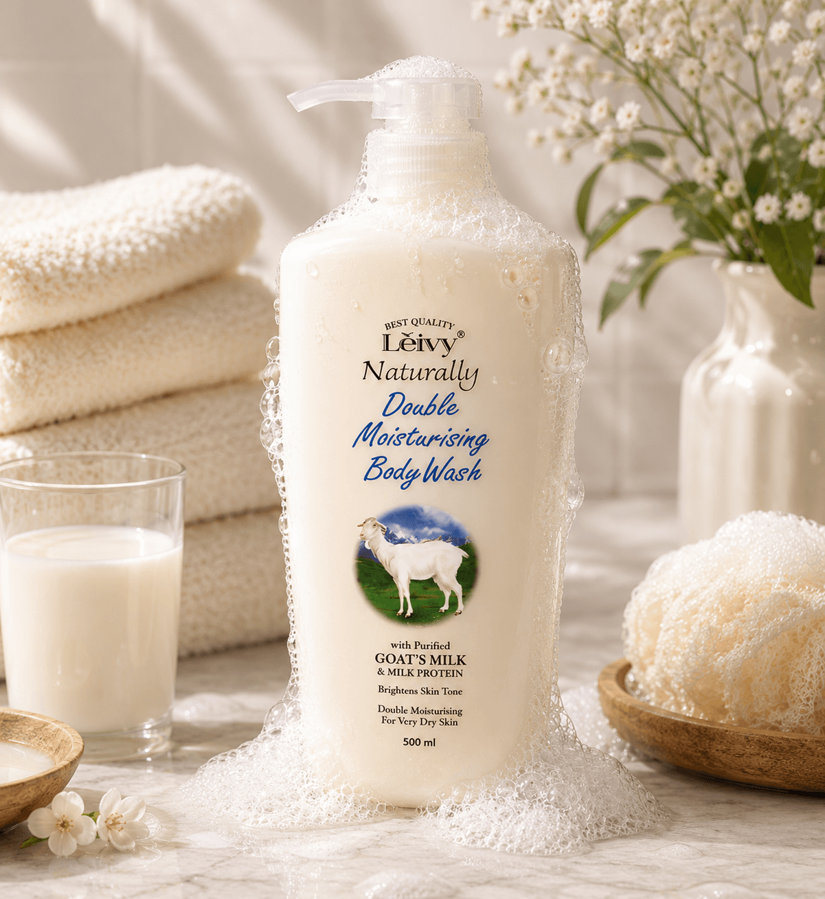 Double Moisturising Body Wash (Goat’s Milk)